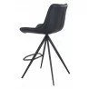 Zuo Modern Aki Counter Stool in Black - Back Angled - Zuo Modern Aki Counter Stool in Black - Back Angled