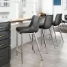 Zuo Modern Magnus Counter Stool in Black and Silver - Lifestyle - Zuo Modern Magnus Counter Stool in Black and Silver - Lifestyle