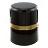 Zuo Modern Density Side Table Black and Gold - Side View - Zuo Modern Density Side Table Black and Gold - Side View