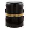 Zuo Modern Density Side Table Black and Gold - Front View
