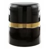 Zuo Modern Density Side Table Black and Gold - Front View - Zuo Modern Density Side Table Black and Gold - Front View