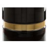 Zuo Modern Density Side Table Black and Gold - Gold Detail
