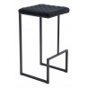 Zuo Modern Element Barstool in Black - Angled View