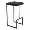 Zuo Modern Element Barstool in Black - Angled View - Zuo Modern Element Barstool in Black - Angled View