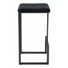 Zuo Modern Element Barstool in Black - Side - Zuo Modern Element Barstool in Black - Side