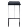 Zuo Modern Element Barstool in Black - Front