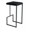 Zuo Modern Element Barstool in Black - Back Angled - Zuo Modern Element Barstool in Black - Back Angled