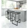 Zuo Modern Element Barstool in Gray - Lifestyle