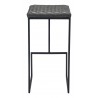 Zuo Modern Element Barstool in Gray - Back View