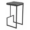 Zuo Modern Element Barstool in Gray - Back Angled - Zuo Modern Element Barstool in Gray - Back Angled