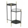 Zuo Modern William Side Table Black and Gold - Angled - Zuo Modern William Side Table Black and Gold - Angled