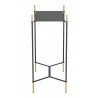 Zuo Modern Austin Side Table Black and Gold - Side View