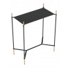 Zuo Modern Austin Side Table Black and Gold - Top Angled