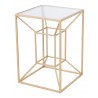 Zuo Modern Canyon Side Table Gold - Angled