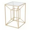 Zuo Modern Canyon Side Table Gold - Angled - Zuo Modern Canyon Side Table Gold - Angled