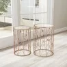 Zuo Modern Sage Side Table Set Gold - Lifestyle  - Zuo Modern Sage Side Table Set Gold - Lifestyle 