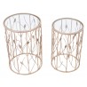 Zuo Modern Sage Side Table Set Gold - Top Angled