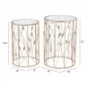 Zuo Modern Sage Side Table Set Gold - With Dimensions - Zuo Modern Sage Side Table Set Gold - With Dimensions