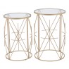 Zuo Modern Hadrian Side Table Set in Gold - Side Viewed