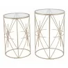 Zuo Modern Hadrian Side Table Set in Gold - Angled - Zuo Modern Hadrian Side Table Set in Gold - Angled