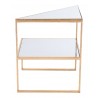 Zuo Modern Planes Side Table Gold - Back