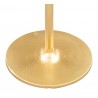 Zuo Modern Lily Side Table Gold - Base Closeup