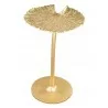 Zuo Modern Lily Side Table Gold - Top Angled - Zuo Modern Lily Side Table Gold - Top Angled