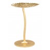 Zuo Modern Lily Side Table Gold - Side Angled
