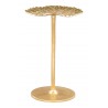 Zuo Modern Lily Side Table Gold - Back Angled