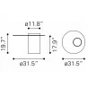 Zuo Modern Emi Coffee Table Antique Bronze - Dimensions Sheet - Zuo Modern Emi Coffee Table Antique Bronze - Dimensions Sheet
