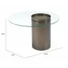 Zuo Modern Emi Coffee Table Antique Bronze - With DImensions - Zuo Modern Emi Coffee Table Antique Bronze - With DImensions