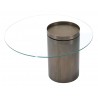 Zuo Modern Emi Coffee Table Antique Bronze - Top Angled