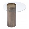 Zuo Modern Emi End Table Antique Bronze - Top Angled