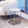 Zuo Modern Haru Side Table White and Gold - Lifestyle 3 - Zuo Modern Haru Side Table White and Gold - Lifestyle 3