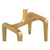 Zuo Modern Clement Side Table White and Gold - Frame Close-up