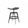 Bancroft Adjustable Stool - Graphite - Side Angle - Bancroft Adjustable Stool - Graphite - Side Angle