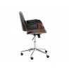 Sunpan Kellan Office Chair - Onyx - Side Angle - Sunpan Kellan Office Chair - Onyx - Side Angle