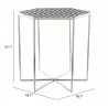 Zuo Modern Forma Side Table Multicolor - With Dimensions