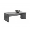  Sunpan Nomad Coffee Table - Angled with Decor