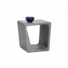 Sunpan Darwin End Table - Front Side Angle with Decor - Sunpan Darwin End Table - Front Side Angle with Decor