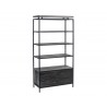 Sunpan Norwood Bookcase - Angled View