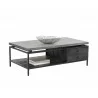 Sunpan Norwood Coffee Table - Angled with Decor - Sunpan Norwood Coffee Table - Angled with Decor