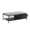 Sunpan Norwood Coffee Table - Drawer Opened