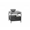  Sunpan Norwood End Table - Angled with Decor -  Sunpan Norwood End Table - Angled with Decor