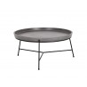 Remy Coffee Table - Black - Grey - Front View