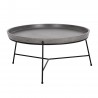 Sunpan Remy Coffee Table in Black and Grey - Angled