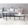 Zuo Modern Davis Coffee Table Set in White and Black - Lifesytle 2 - Zuo Modern Davis Coffee Table Set in White and Black - Lifesytle 2
