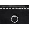 SUNPAN Phoebe Ottoman - Black, Close up view - SUNPAN Phoebe Ottoman - Black, Close up view