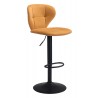 Zuo Modern Salem Barstool in Yellow - Angled