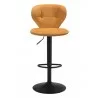 Zuo Modern Salem Barstool in Yellow - Front - Zuo Modern Salem Barstool in Yellow - Front